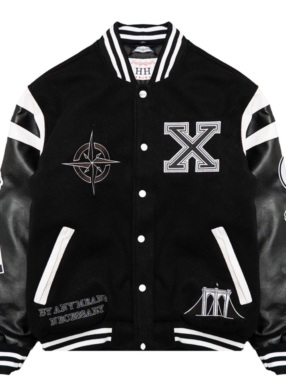✊🏾❌✊🏾 Malcolm X Varsity Bomber Jacket